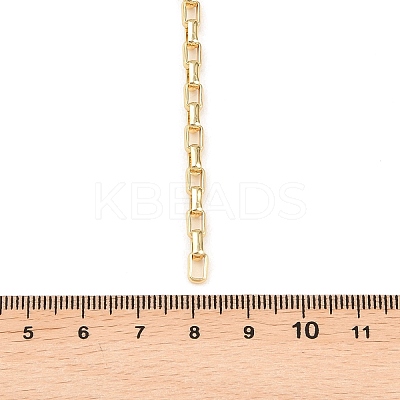 Brass Box Chain Y Lariat Necklaces NJEW-H087-05G-1