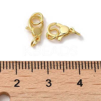 925 Sterling Silver Lobster Claw Clasps with Jump Rings STER-D006-18G-1