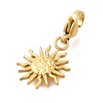 Sun 304 Stainless Steel Pendant Decorations STAS-R159-63G-1