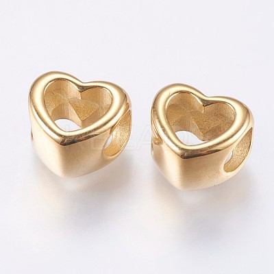 304 Stainless Steel European Beads STAS-I069-15G-1