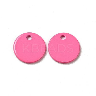 Spray Painted 201 Stainless Steel Charms STAS-G304-21D-1