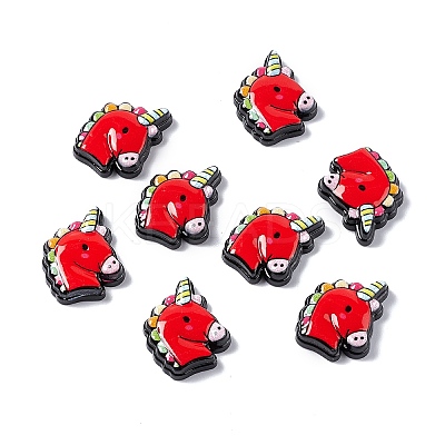 Opaque Resin Cabochons LS-RESI-C027-05B-1