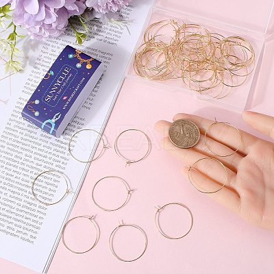 316 Surgical Stainless Steel Wine Glass Charms Rings STAS-SC0007-26G-1