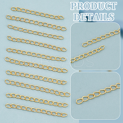 200 Strands Iron Chain Extender CH-UN0001-01G-1