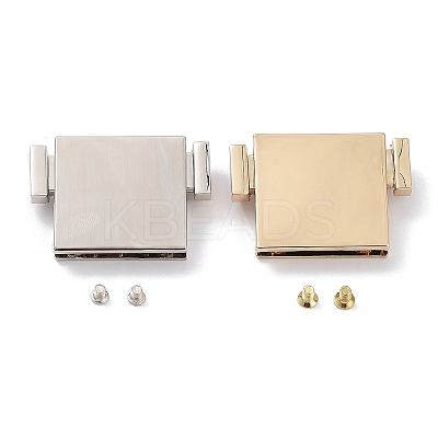 (Defective Closeout Sale: Scratch) Zinc Alloy Twist Bag Lock Purse Catch Clasps FIND-XCP0002-41-1