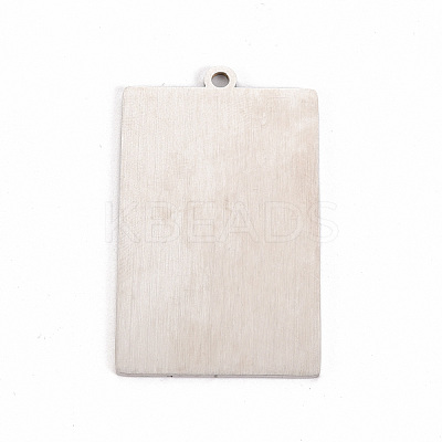 Non-Tarnish 201 Stainless Steel Pendants STAS-S105-LA211-5-1