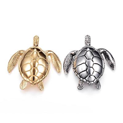 304 Stainless Steel Big Pendants STAS-F044-03-1