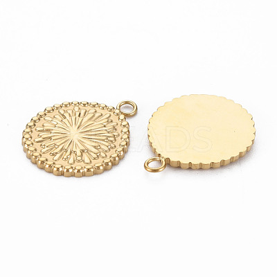 Ion Plating(IP) 304 Stainless Steel Pendants STAS-N097-107LG-NR-1