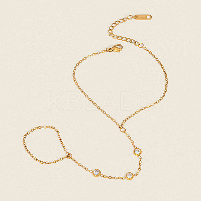 304 Stainless Steel Cable Chain Bracelets MG3461-1