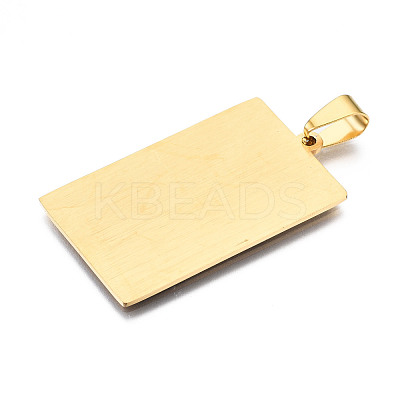 201 Stainless Steel Pendants STAS-S105-LA460-2-1
