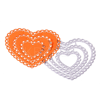 Heart Frame Carbon Steel Cutting Dies Stencils X-DIY-M011-22-1