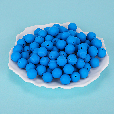 Round Silicone Focal Beads LS-SI-JX0046A-26-1