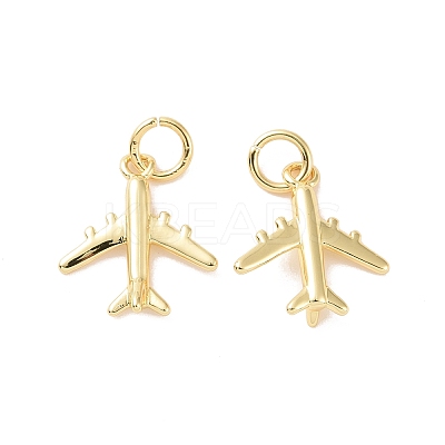 Rack Plating Brass Charms ZIRC-C042-09G-1