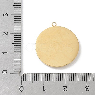 304 Stainless Steel Rhinestone Pendants STAS-Z122-53G-1