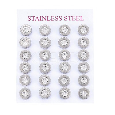 304 Stainless Steel Stud Earrings EJEW-H362-10P-A-1