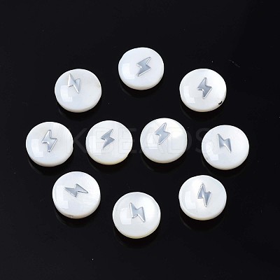 Natural Freshwater Shell Beads SHEL-N003-22-02P-1