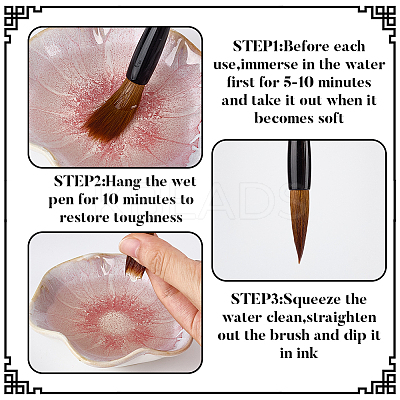Aluminium Chinese Calligraphy Brush OFST-DR0001-01-1