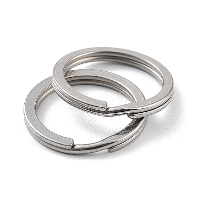 Non-Tarnish 304 Stainless Steel Split Key Rings STAS-Q314-01D-P-1