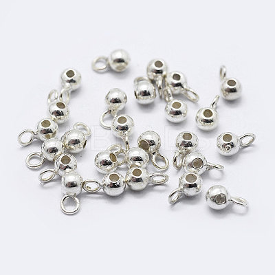 925 Sterling Silver Tube Bails STER-K167-047B-S-1