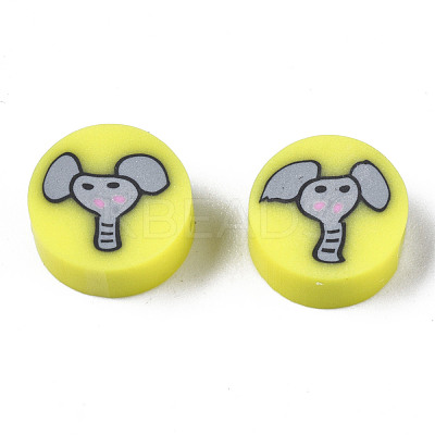 Handmade Polymer Clay Beads CLAY-N008-036E-1