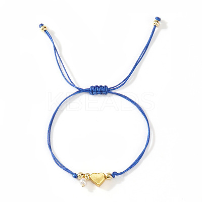 Imitation Pearl Charm Bracelets SI5748-10-1