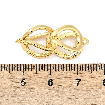 Brass Connector Charms Links KK-M311-18G-1