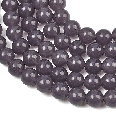 Natural Dyed White Jade Beads Strands GG-CBAEB22-B01-10mm-03-1