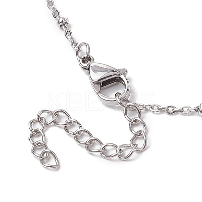 Round Natural Cultured Freshwater Pearl Pendant Necklaces X-NJEW-JN04965-1