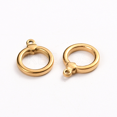 Ion Plating(IP) 304 Stainless Steel Toggle Clasps Parts STAS-D142-04B-G-1