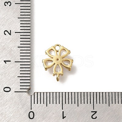 Brass Micro Pave Cubic Zirconia Pendants KK-M295-15G-03-1