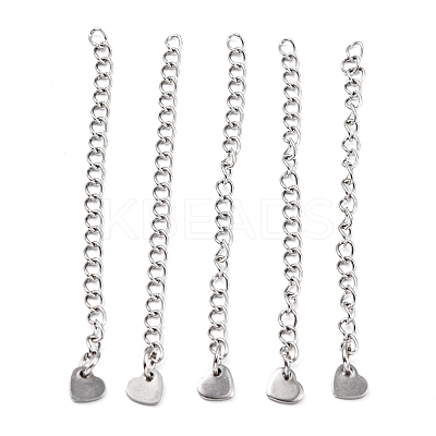 Tarnish Resistant 304 Stainless Steel Chain Extender FIND-JF00071-03-1