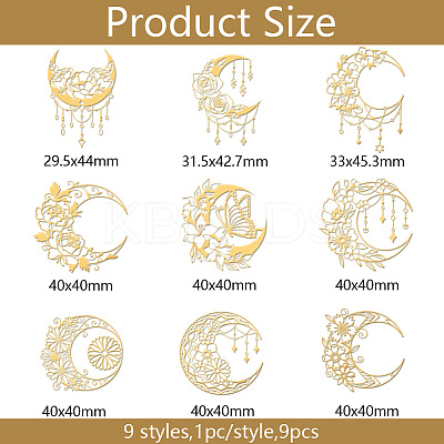 Nickel Decoration Stickers DIY-WH0450-075-1