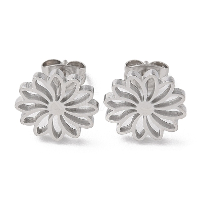 Non-Tarnish 304 Stainless Steel Stud Earrings LS-EJEW-B022-05P-1