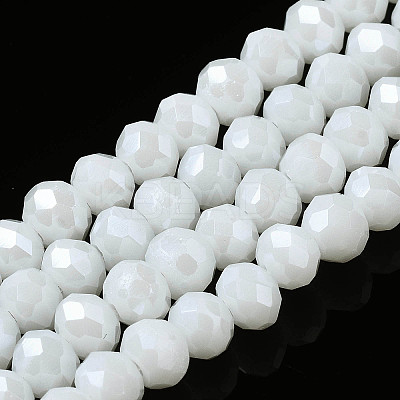 Electroplate Glass Beads Strands EGLA-A044-P2mm-A01-1