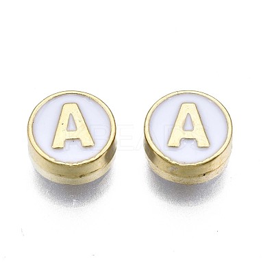 Alloy Enamel Beads ENAM-N052-006-01A-RS-1