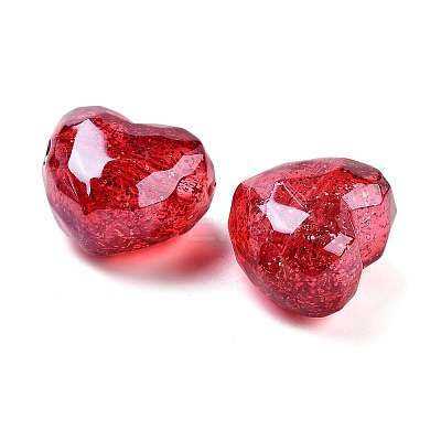 UV Plating Acrylic European Beads OACR-S142-01-1