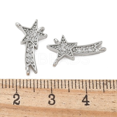 Brass Micro Pave Cubic Zirconia Pendants KK-U056-57P-1
