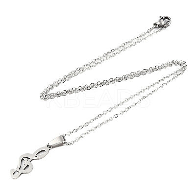 Non-Tarnish 201 Stainless Steel Pendants Necklaces LS-NJEW-S105-JN720-45-1-1