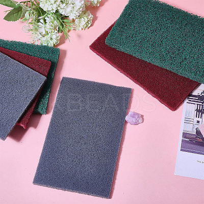 6Pcs 3 Colors Nylon & Emery Cloth FIND-CA0001-52A-1