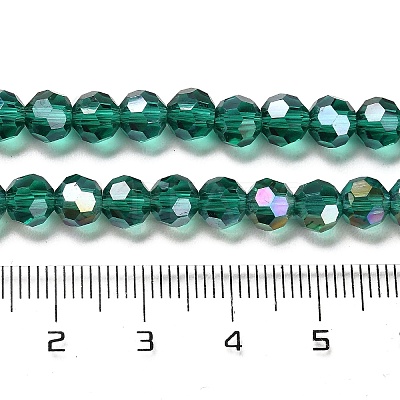 Transparent Glass Beads EGLA-A035-T6mm-B18-1