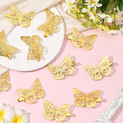 12Pcs 2 Styles Iron Alligator Hair Clips for Women Girls PHAR-SP0001-28A-1