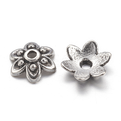 Tibetan Style Alloy Bead Caps LS-LF0626Y-1