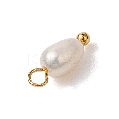 Natural Freshwater Pearl Potato Charms PALLOY-JF03202-01-1