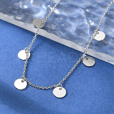 304 Stainless Steel Cable Chain Bracelets for Women BJEW-A036-25P-1