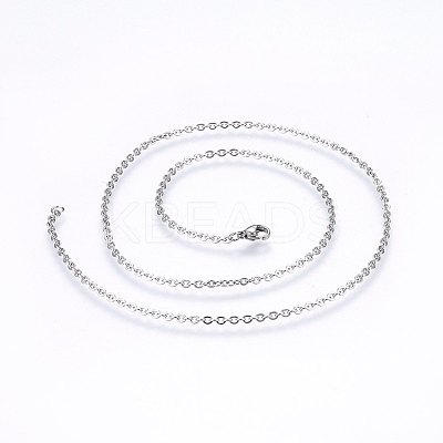 Non-Tarnish 304 Stainless Steel Cable Chains Necklaces LS-NJEW-F226-04P-05-1