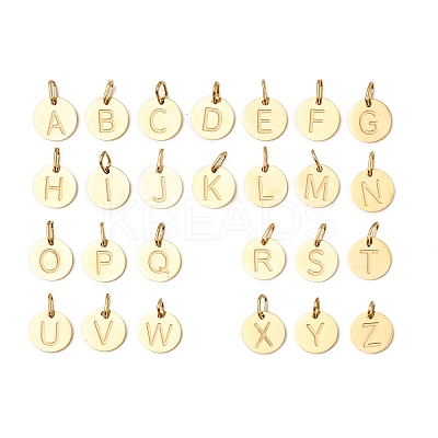 26Pcs 304 Stainless Steel Charms Set STAS-A125-06G-1