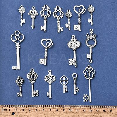 Tibetan Style Alloy Pendants FIND-D040-01AS-1