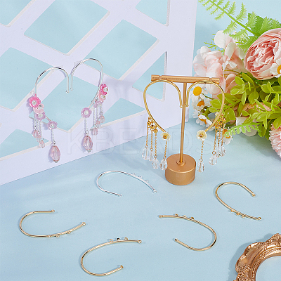 30Pcs 3 Colors Iron Ear Cuff Findings EJEW-SC0001-53-1