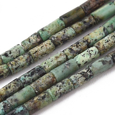 Natural African Turquoise(Jasper) Beads Strands G-F631-B15-1