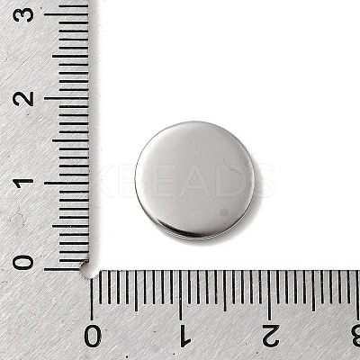 Non-Tarnish Stainless Steel Plain Edge Bezel Cups X-STAS-M226-03B-1